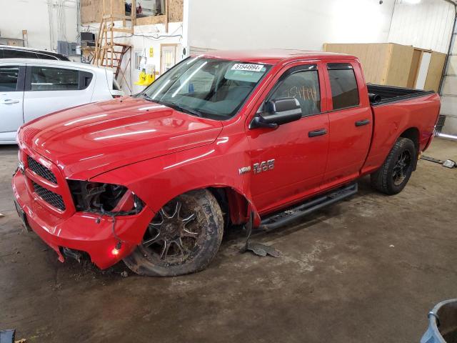 1C6RR7FT1JS104372 - 2018 RAM 1500 ST RED photo 1