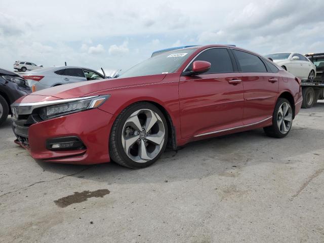 1HGCV2F94JA007112 - 2018 HONDA ACCORD TOURING RED photo 1