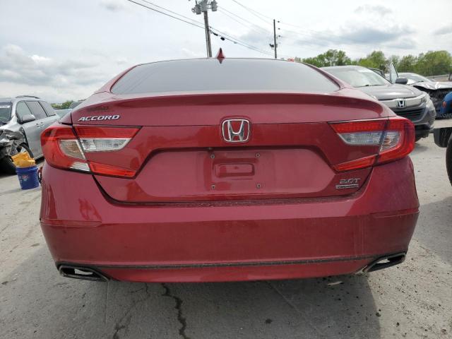 1HGCV2F94JA007112 - 2018 HONDA ACCORD TOURING RED photo 6