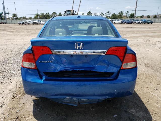 2HGFA1F91AH545142 - 2010 HONDA CIVIC EXL ლურჯი ფოტო 6