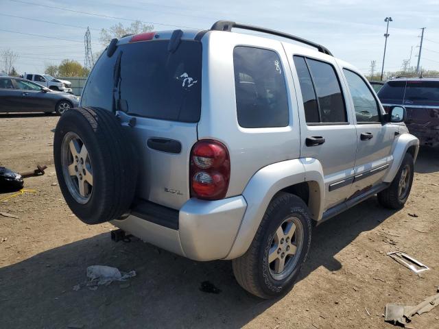 1J4GL38K95W639781 - 2005 JEEP LIBERTY RENEGADE GRAY photo 3