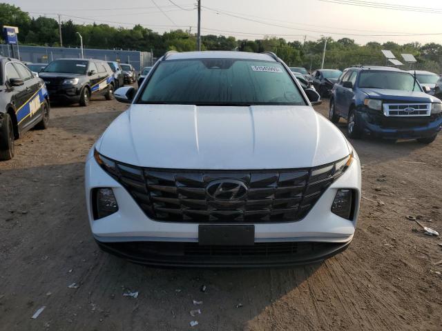 5NMJC3AE7NH098006 - 2022 HYUNDAI TUCSON SEL WHITE photo 5