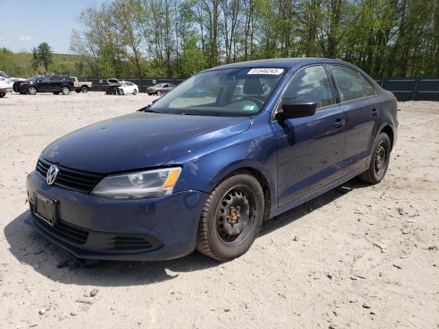 3VW2K7AJ4EM318191 - 2014 VOLKSWAGEN JETTA BASE 蓝色 照片 1