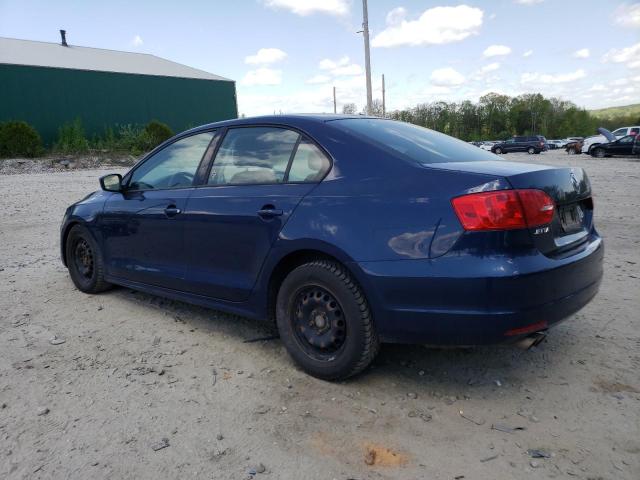 3VW2K7AJ4EM318191 - 2014 VOLKSWAGEN JETTA BASE 蓝色 照片 2