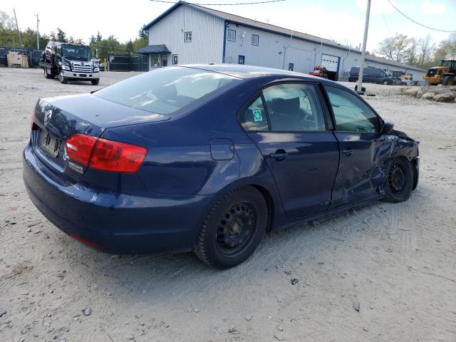 3VW2K7AJ4EM318191 - 2014 VOLKSWAGEN JETTA BASE 蓝色 照片 3