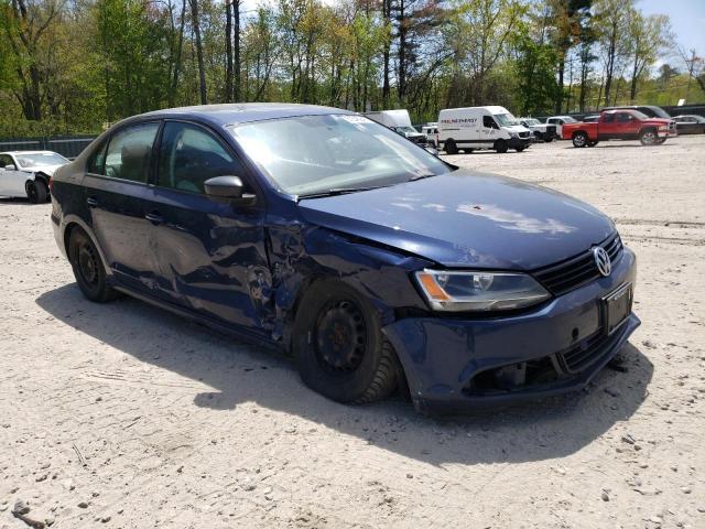 3VW2K7AJ4EM318191 - 2014 VOLKSWAGEN JETTA BASE 蓝色 照片 4