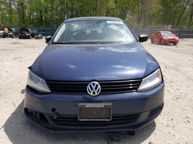 3VW2K7AJ4EM318191 - 2014 VOLKSWAGEN JETTA BASE 蓝色 照片 5