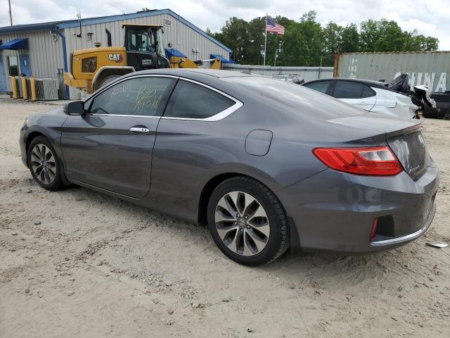 1HGCT1B89DA000285 - 2013 HONDA ACCORD EXL GRAY photo 2