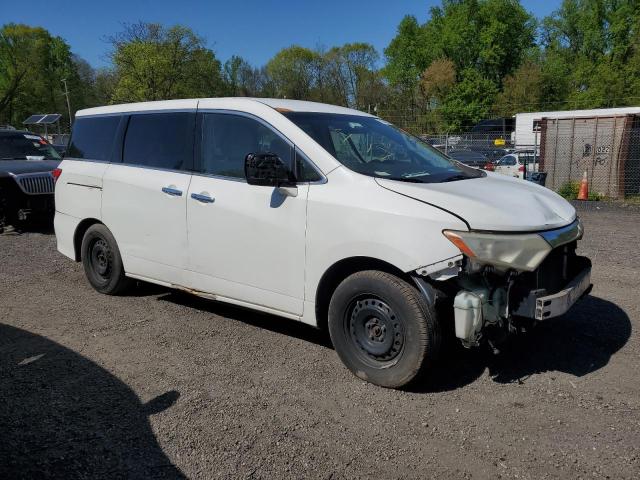 JN8AE2KP3B9006566 - 2011 NISSAN QUEST S WHITE photo 4