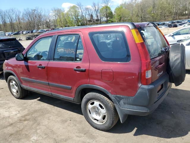 SHSRD78433U157600 - 2003 HONDA CR-V LX RED photo 2