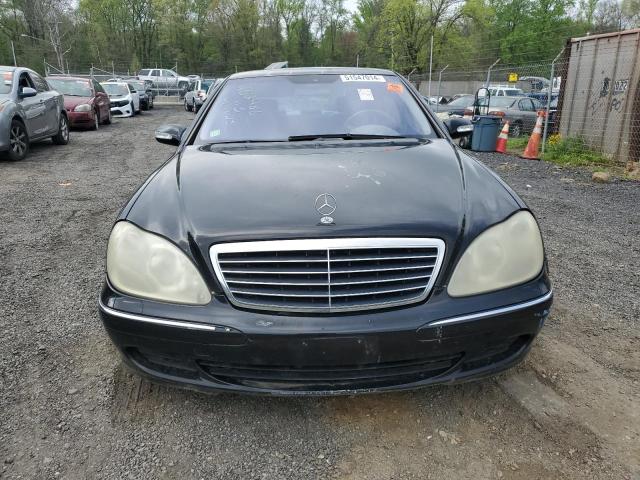 WDBNG83J63A336351 - 2003 MERCEDES-BENZ S 430 4MATIC BLACK photo 5