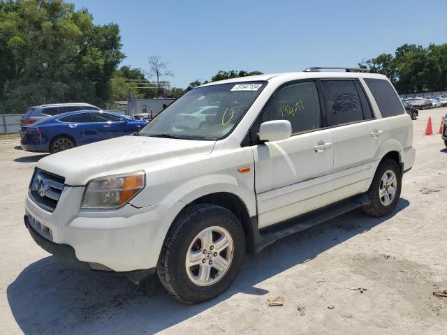 5FNYF28248B023068 - 2008 HONDA PILOT VP WHITE photo 1