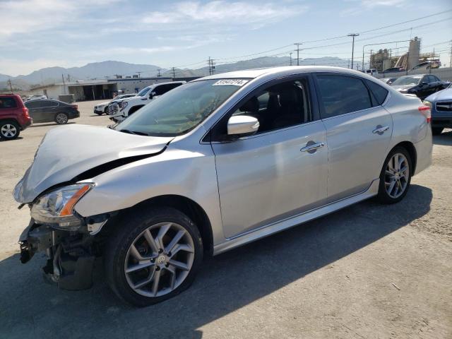 3N1AB7AP5FY217614 - 2015 NISSAN SENTRA S SILVER photo 1