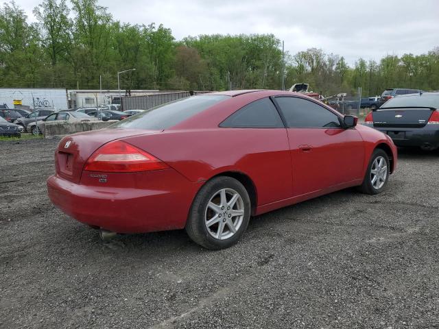 1HGCM82713A029582 - 2003 HONDA ACCORD EX RED photo 3