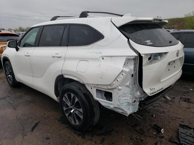 5TDHZRBH8MS100687 - 2021 TOYOTA HIGHLANDER XLE 白色 照片 2