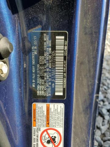 JF1ZNAA19D1722305 - 2013 TOYOTA SCION FR-S BLUE photo 12