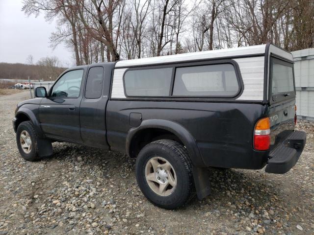 5TEWM72NX2Z060399 - 2002 TOYOTA TACOMA XTRACAB BLACK photo 2