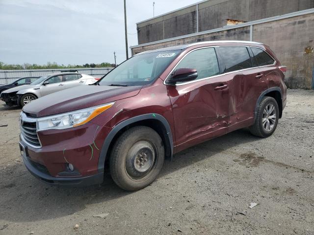 2014 TOYOTA HIGHLANDER XLE, 