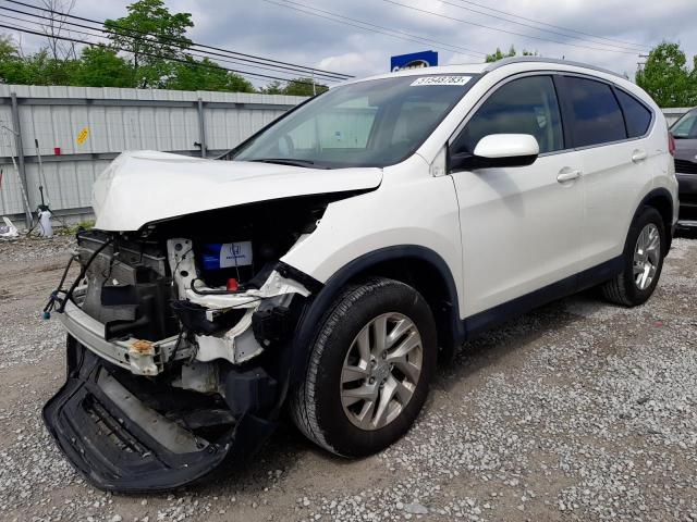 5J6RM4H72FL019624 - 2015 HONDA CR-V EXL WHITE photo 1