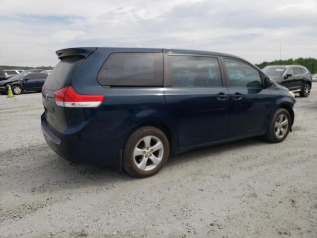 5TDKA3DC3BS003745 - 2011 TOYOTA SIENNA BASE BLUE photo 3