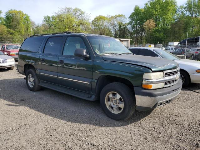 1GNFK16Z62J130059 - 2002 CHEVROLET SUBURBAN K1500 GREEN photo 4