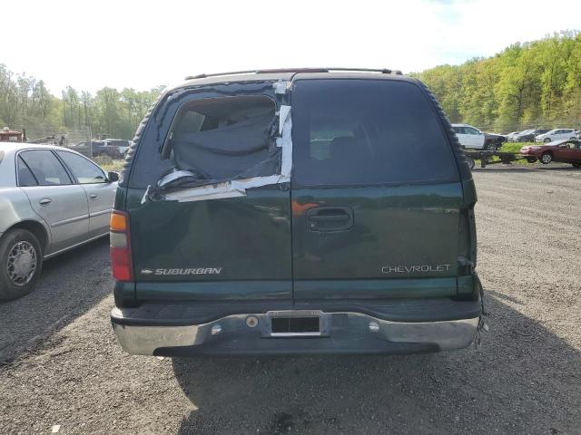 1GNFK16Z62J130059 - 2002 CHEVROLET SUBURBAN K1500 GREEN photo 6