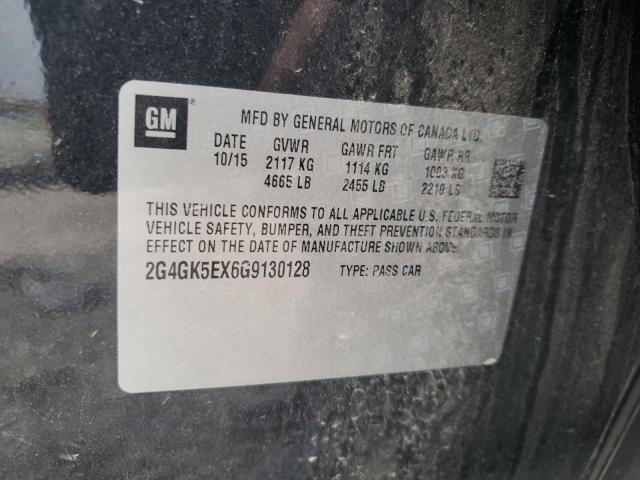 2G4GK5EX6G9130128 - 2016 BUICK REGAL 黑色 照片 12