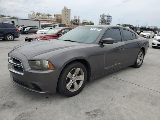 2C3CDXBG6EH350499 - 2014 DODGE CHARGER SE GRAY photo 1
