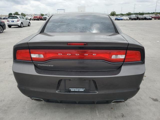 2C3CDXBG6EH350499 - 2014 DODGE CHARGER SE GRAY photo 6