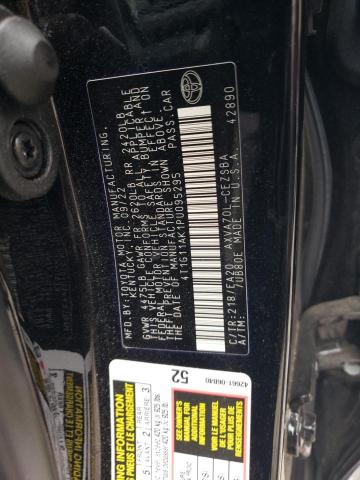 4T1G11AK1PU095295 - 2023 TOYOTA CAMRY SE NIGHT SHADE BLACK photo 12