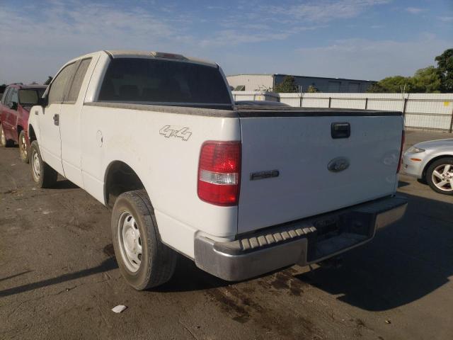 1FTRX14W15FB49710 - 2005 FORD F150 WHITE photo 3