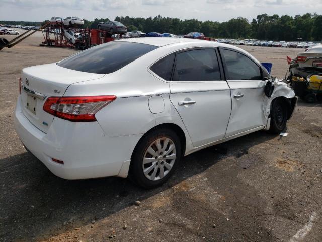 3N1AB7AP4EY268116 - 2014 NISSAN SENTRA S WHITE photo 3