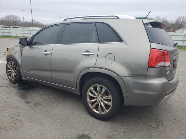 5XYKWDA25CG187992 - 2012 KIA SORENTO SX GRAY photo 2