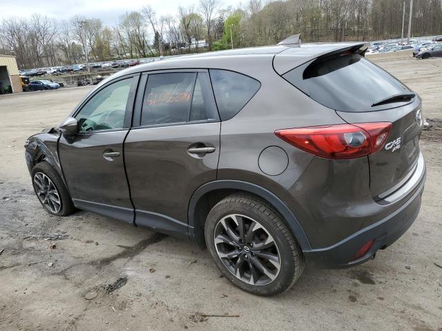 JM3KE4DY5G0909421 - 2016 MAZDA CX-5 GT BROWN photo 2