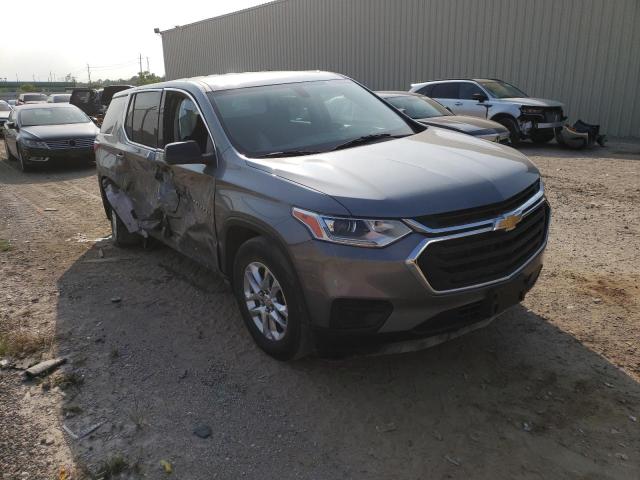 1GNERFKW9MJ139731 - 2021 CHEVROLET TRAVERSE LS GRAY photo 4