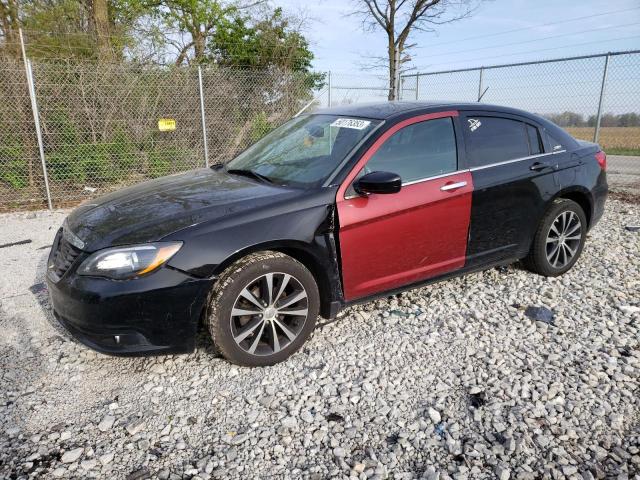 1C3CCBBBXEN112348 - 2014 CHRYSLER 200 TOURING BLACK photo 1