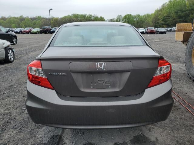 19XFB2F57CE318566 - 2012 HONDA CIVIC LX BROWN photo 6