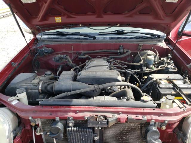 5TBRT34151S208241 - 2001 TOYOTA TUNDRA ACCESS CAB 勃艮第红 照片 11