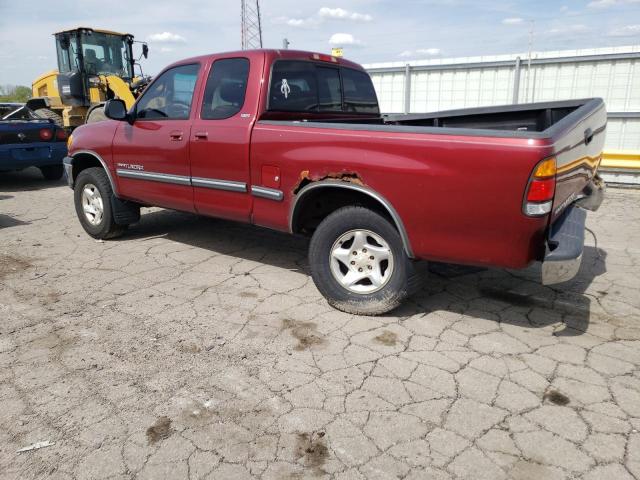 5TBRT34151S208241 - 2001 TOYOTA TUNDRA ACCESS CAB BURGUNDY photo 2