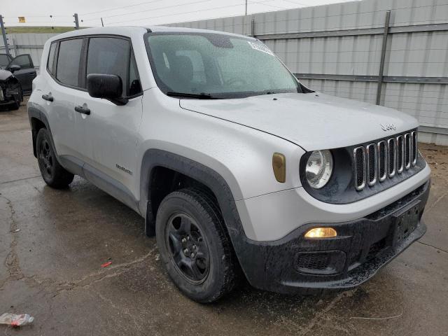 ZACCJBAH6HPF06299 - 2017 JEEP RENEGADE SPORT SILVER photo 4