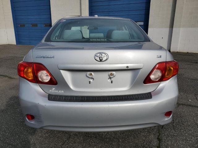 1NXBU4EE5AZ296566 - 2010 TOYOTA COROLLA BASE SILVER photo 6