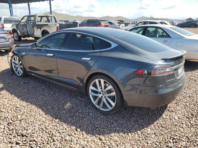 5YJSA1E27GF146932 - 2016 TESLA MODEL S GRAY photo 2