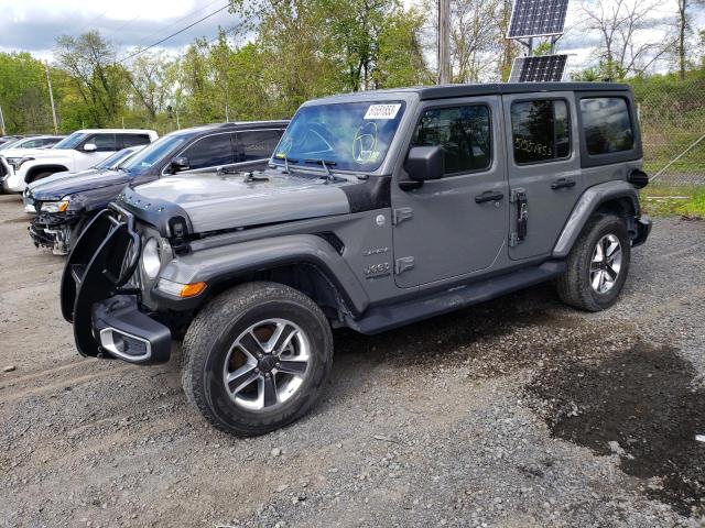 1C4HJXEG1MW824395 - 2021 JEEP WRANGLER U SAHARA CHARCOAL photo 1