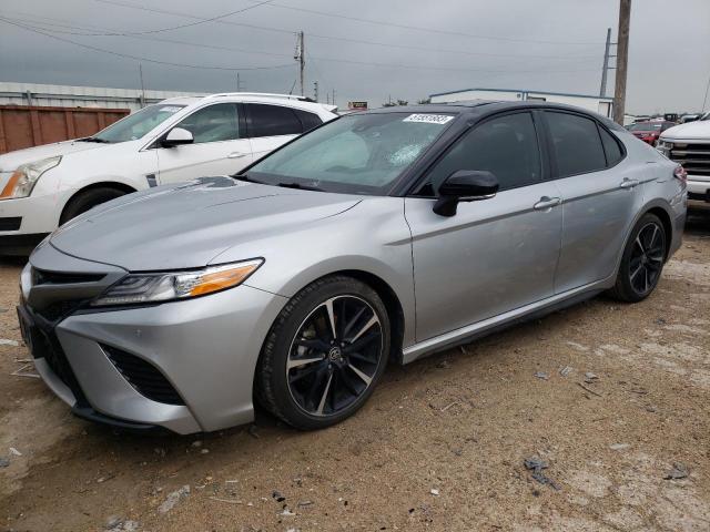 4T1KZ1AK5LU046159 - 2020 TOYOTA CAMRY TRD SILVER photo 1