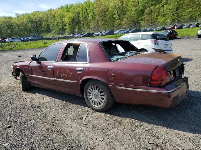 2MEFM75V77X627722 - 2007 MERCURY GRAND MARQ LS BURGUNDY photo 2