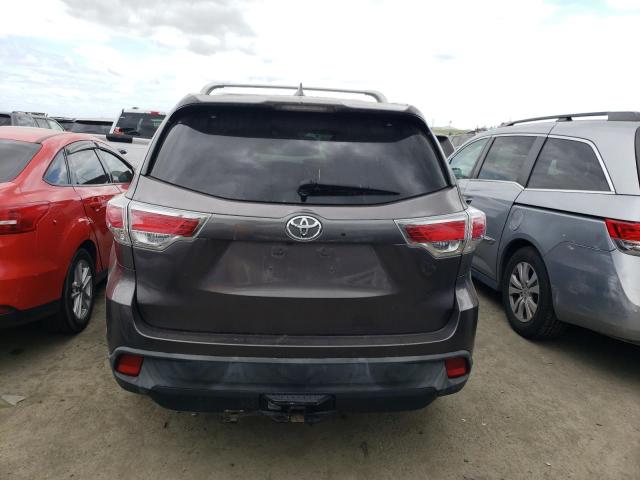 5TDJKRFH8GS281021 - 2016 TOYOTA HIGHLANDER XLE Boz foto 6