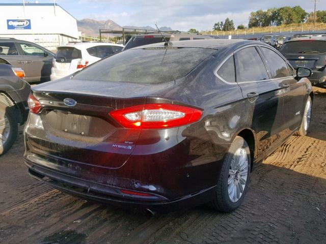 3FA6P0LU6ER150700 - 2014 FORD FUSION SE HYBRID  photo 4