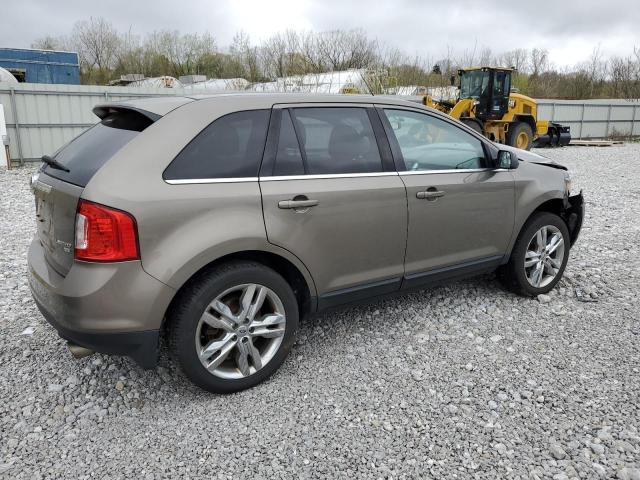 2FMDK4KC2DBA88429 - 2013 FORD EDGE LIMITED GRAY photo 3