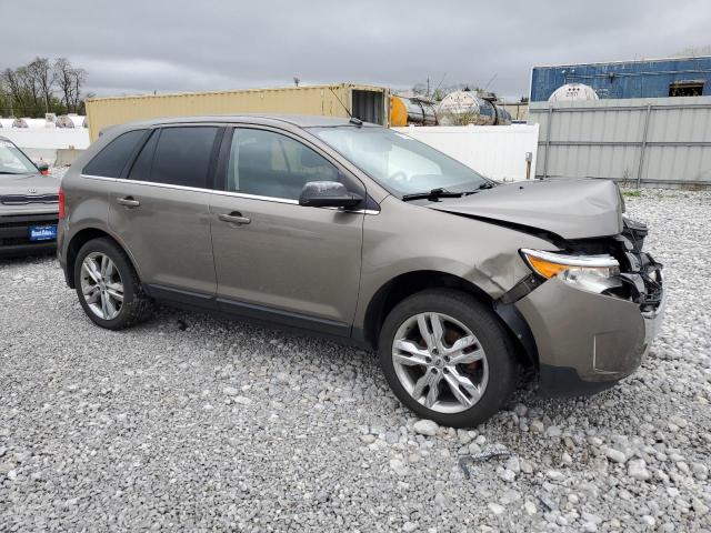 2FMDK4KC2DBA88429 - 2013 FORD EDGE LIMITED GRAY photo 4