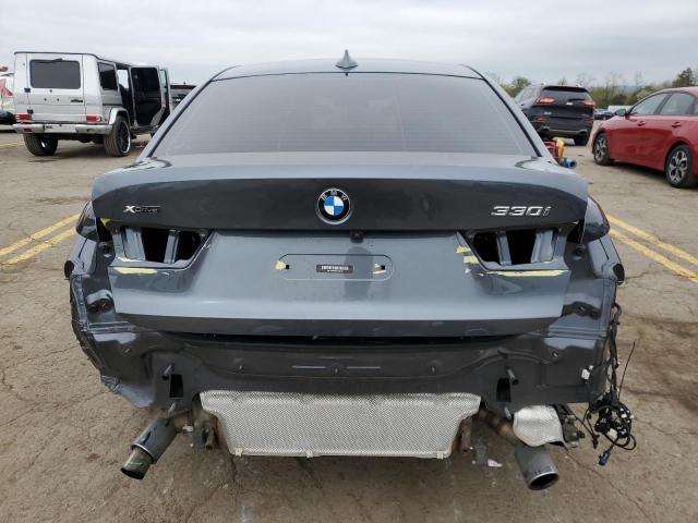 WBA5R7C04LFH49708 - 2020 BMW 330XI GRAY photo 6